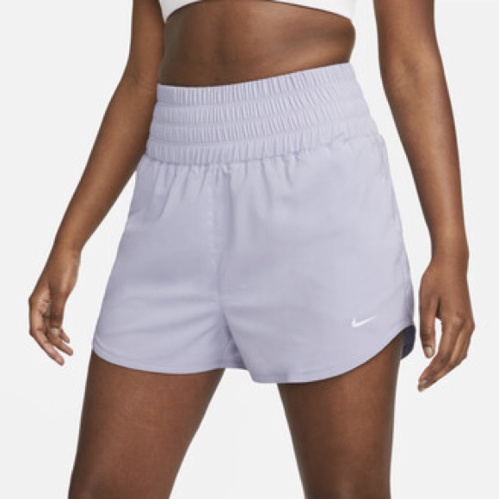 NWT Nike Dri-FIT Ultra High Waisted 3” Shorts in Indigo Haze Size Small